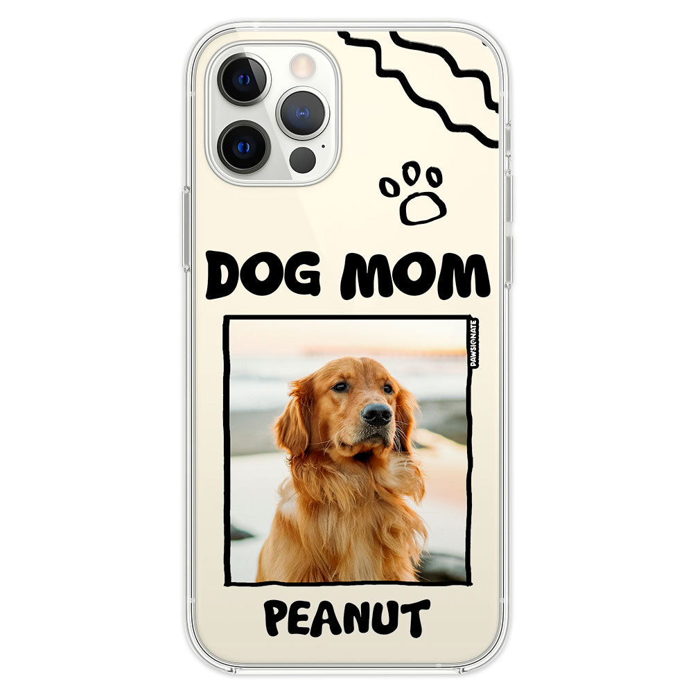 Dog Mom/Dad Cartoon Photo - Personalized Phone Case