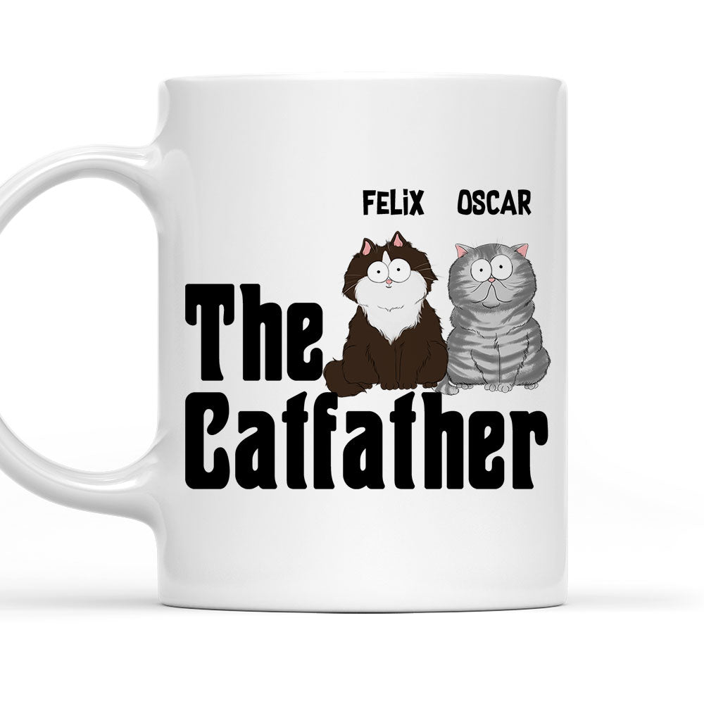 Custom Photo Mother's day Birthday Gifts For Cat Mom, Cat Lovers • The Cat Father - Personalized Coffee Mug