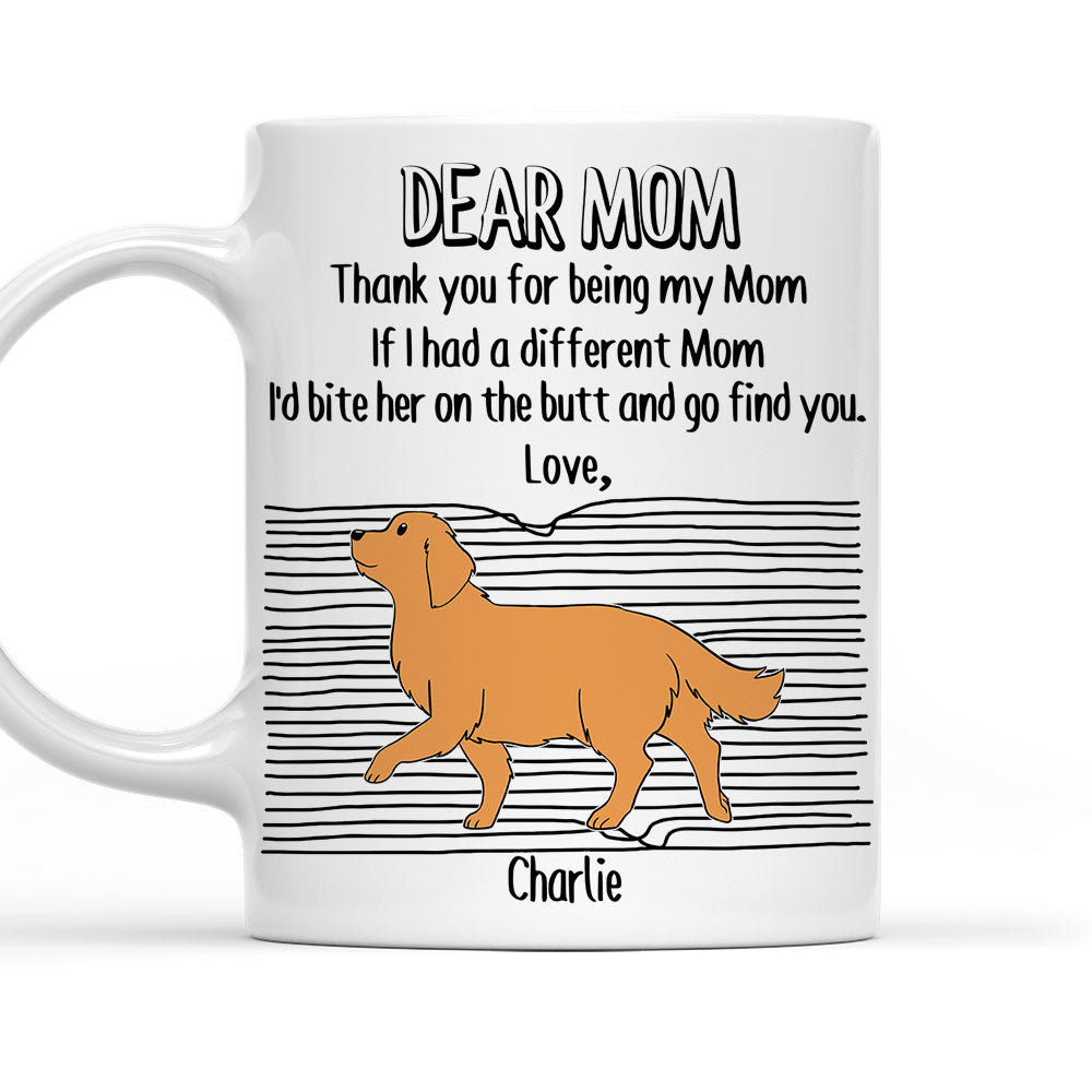 Custom Christmas Birthday Gifts For Dog Lovers • Thank You For Being Our Parents - Personalized Coffee Mug