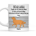 Custom Christmas Birthday Gifts For Dog Lovers • Thank You For Being Our Parents - Personalized Coffee Mug