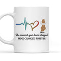 Custom Photo Christmas Birthday Gifts For Dog Lovers • The Moment Your Heart Stopped - Personalized Coffee Mug