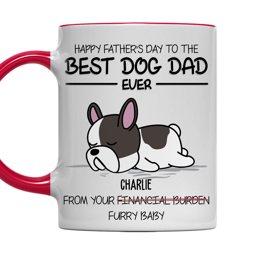Custom Photo Mother's day Birthday Gifts For Cat Mom, Cat Lovers • Best Fur Dad Ever - Personalized Accent Mug