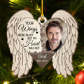 The Wings - Personalized 1-layered Wood Ornament