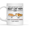 Custom Photo Mother's day Birthday Gifts For Cat Mom, Cat Lovers • Happy Mothers Day Father Day To The Best Ever - Personalized Coffee Mug
