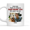 Letting Us Sleep Beside You Photo - Personalized Coffee Mug