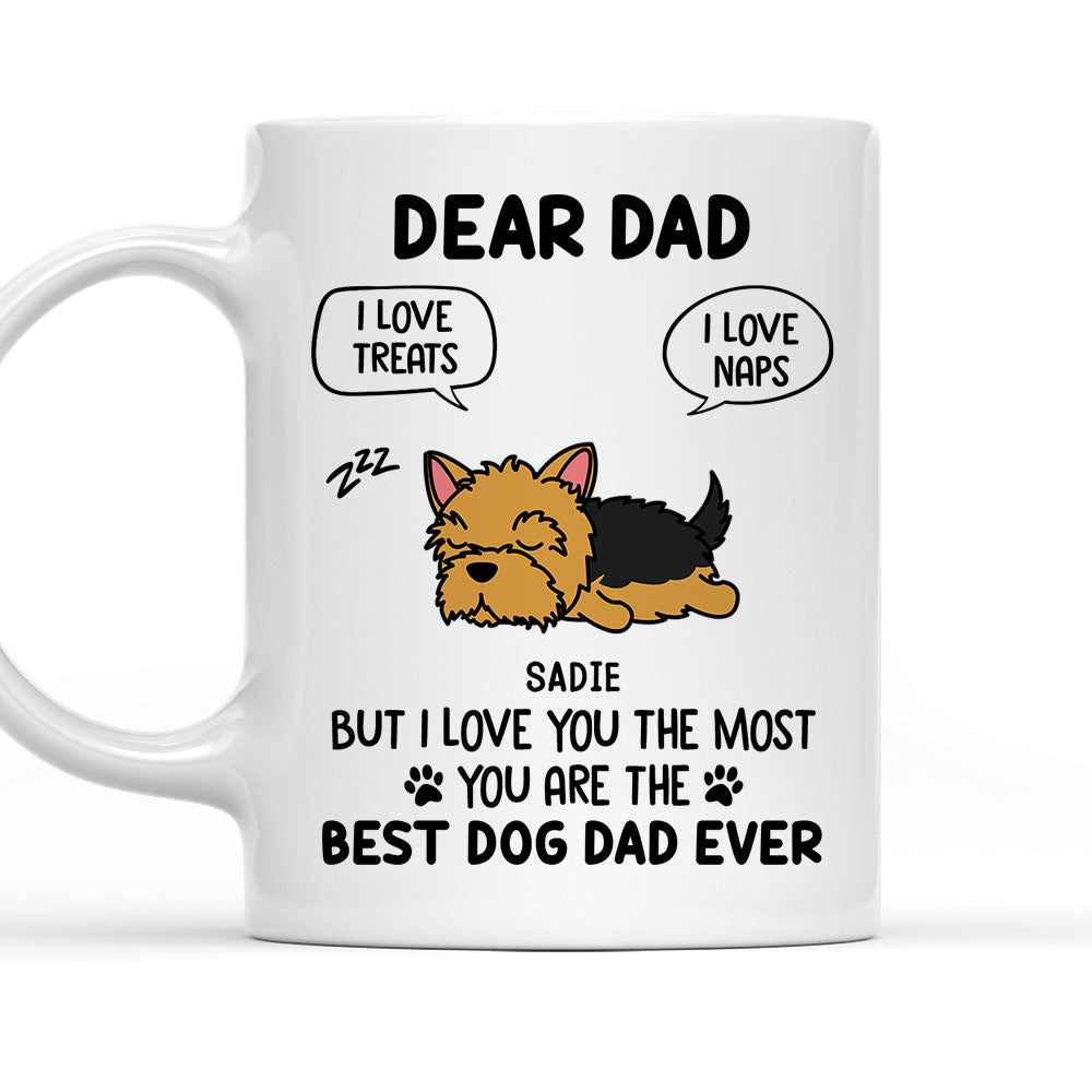 Custom Christmas Birthday Gifts For Dog Lovers • You Are The Best To Me - Personalized Coffee Mug