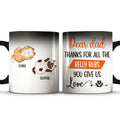 Custom Mother's day Birthday Gifts For Cat Mom, Cat Lovers • Thanks For All - Personalized Color Changing Mug