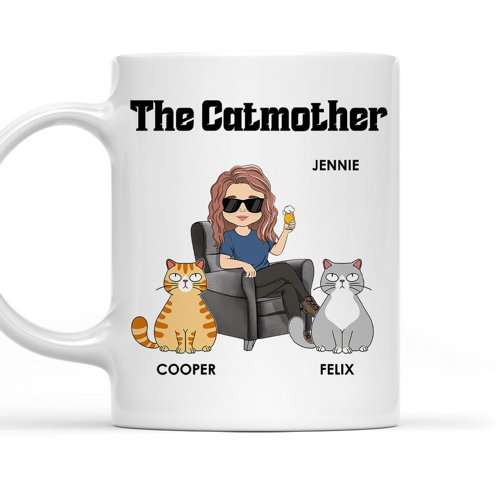 Custom Photo Mother's day Birthday Gifts For Cat Mom, Cat Lovers • The Cat Parents - Personalized Coffee Mug