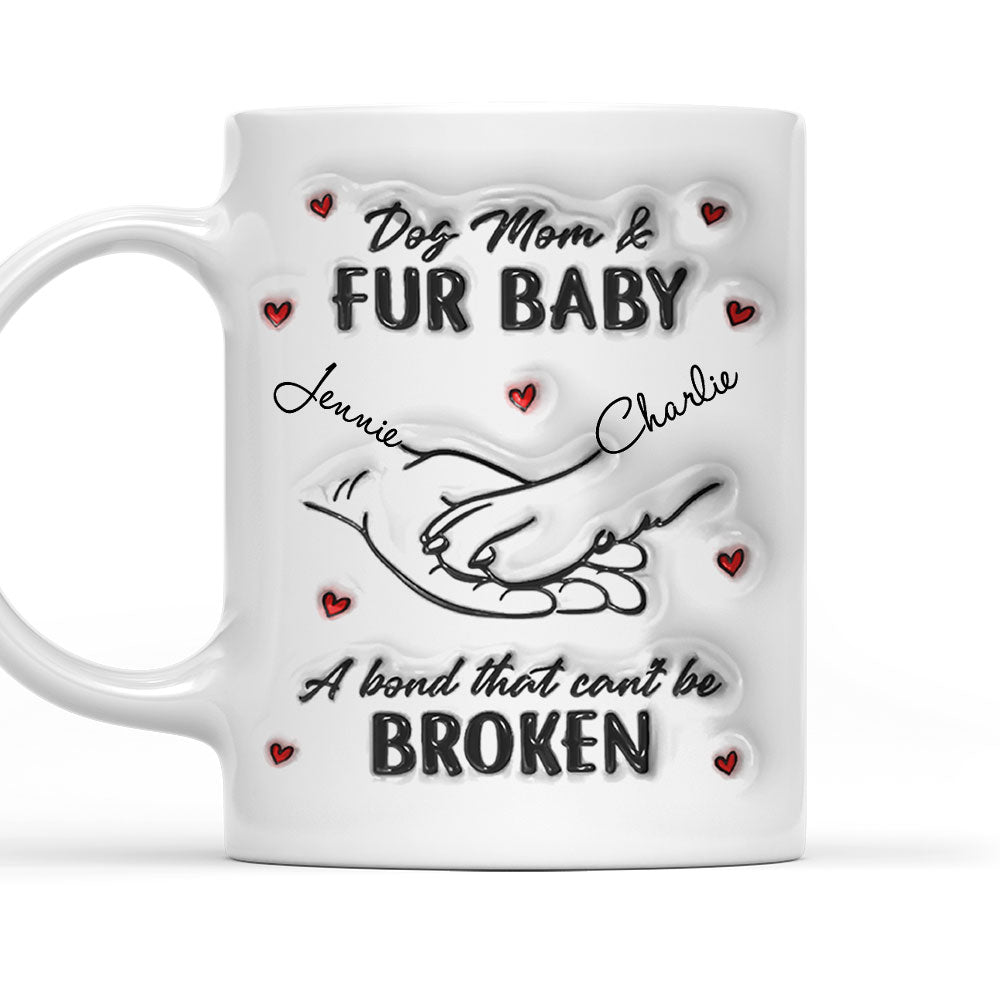 Dog Mom Fur Baby - Personalized Coffee Mug