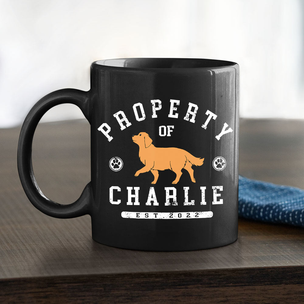 Custom Christmas Birthday Gifts For Dog Lovers • Dog Property - Personalized Coffee Mug
