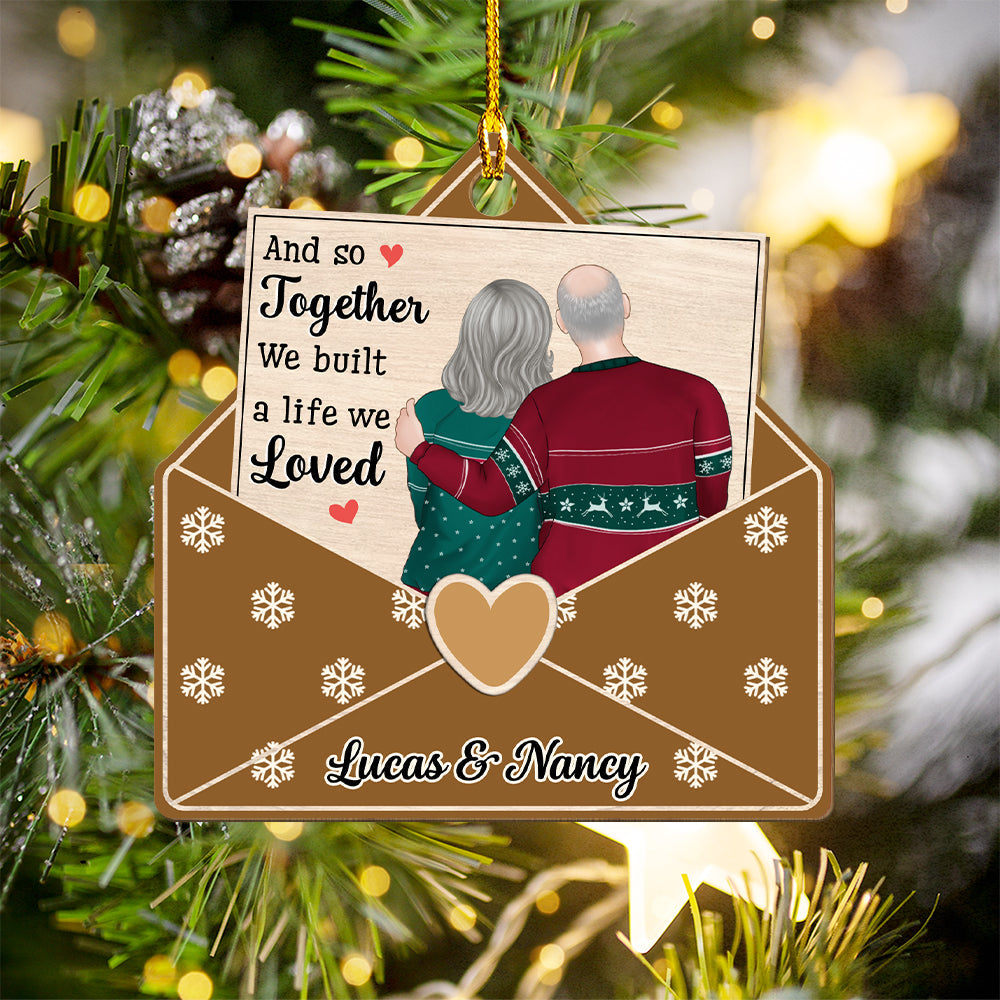 And So Together - Personalized 1-layered Wood Ornament