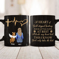 Custom Christmas Birthday Gifts For Dog Lovers • A Heart Of Gold - Personalized Coffee Mug