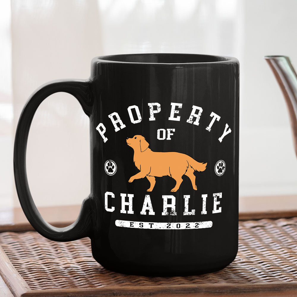 Custom Christmas Birthday Gifts For Dog Lovers • Dog Property - Personalized Coffee Mug