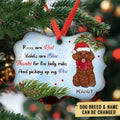 Custom Christmas Decor Home Birthday Gifts For Dog Mom, Dog Lovers • Belly Rubs - Personalized Aluminum Ornament