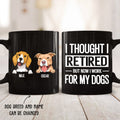 Custom Christmas Birthday Gifts For Dog Lovers • Work For My Dog - Personalized Coffee Mug