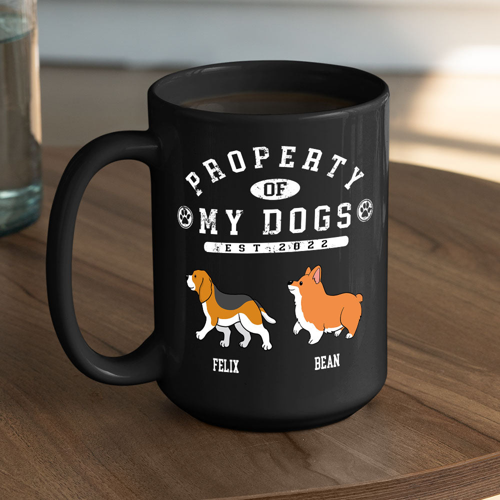 Custom Christmas Birthday Gifts For Dog Lovers • Dog Property - Personalized Coffee Mug