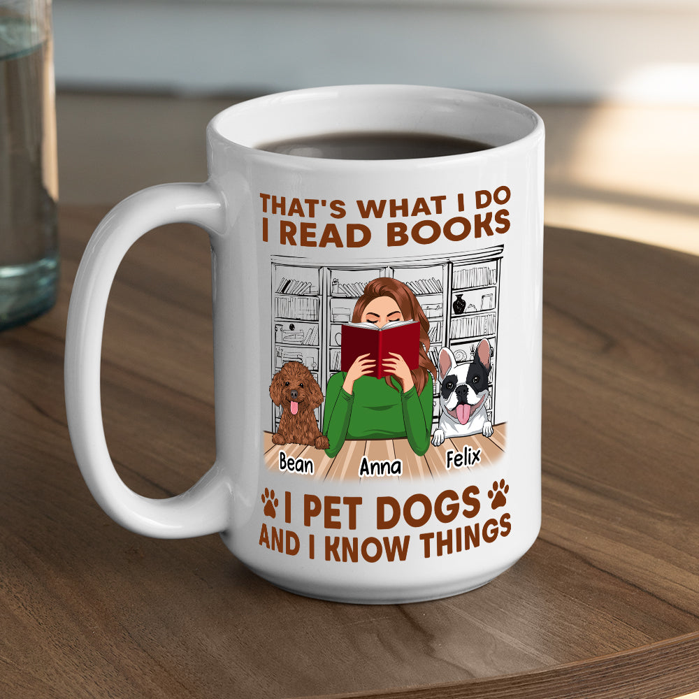 Custom Christmas Birthday Gifts For Dog Lovers • What I Do - Personalized Coffee Mug