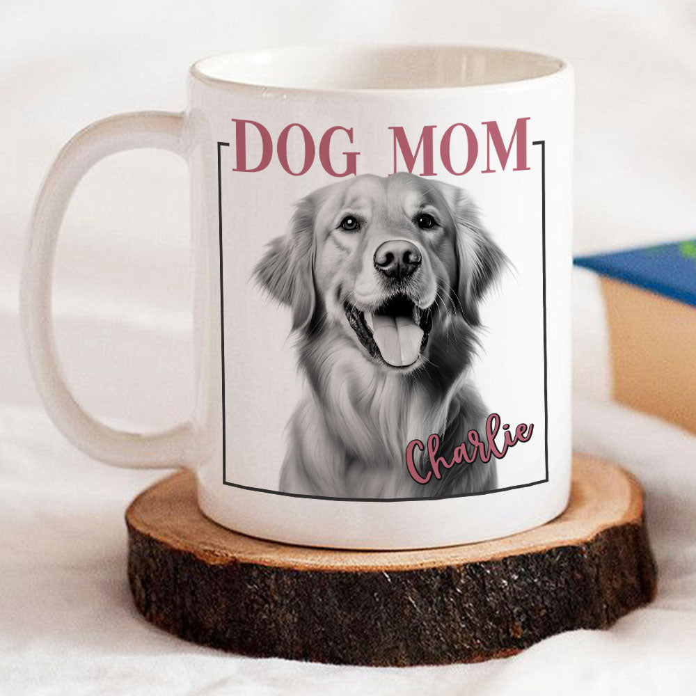 Custom Photo Christmas Birthday Gifts For Dog Lovers • Lets Journey Together - Personalized Coffee Mug