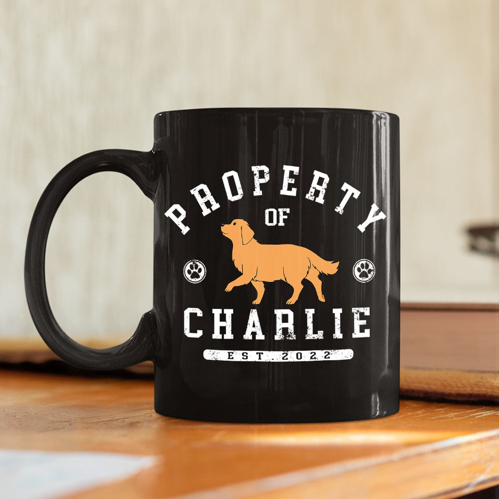 Custom Christmas Birthday Gifts For Dog Lovers • Dog Property - Personalized Coffee Mug