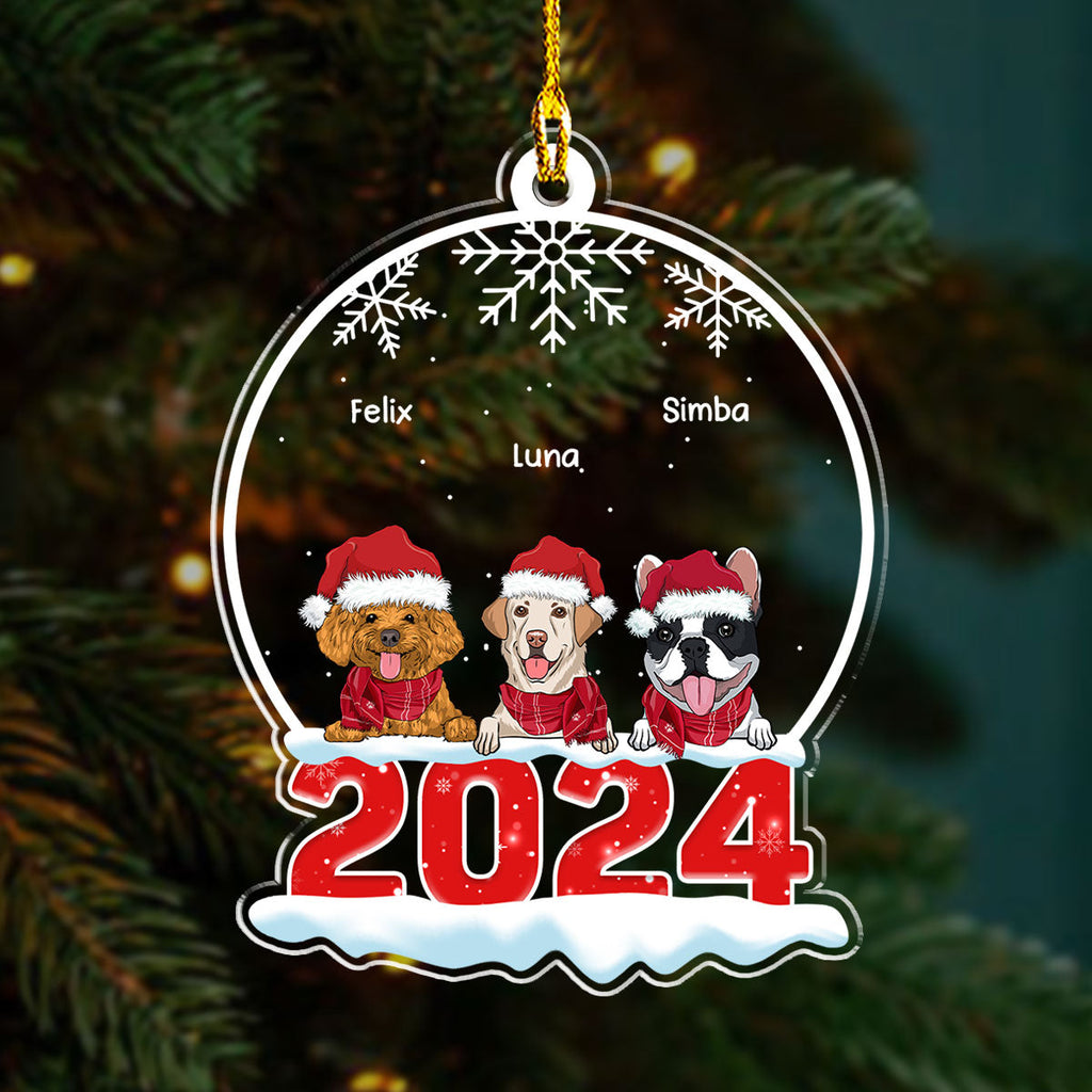 Pet Snow Globe - Personalized Acrylic Ornament