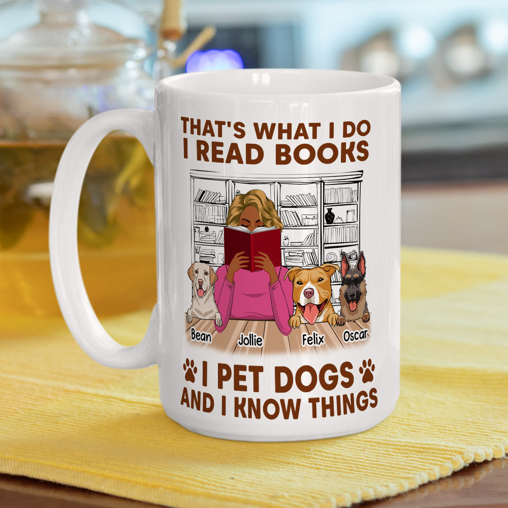 Custom Christmas Birthday Gifts For Dog Lovers • What I Do - Personalized Coffee Mug