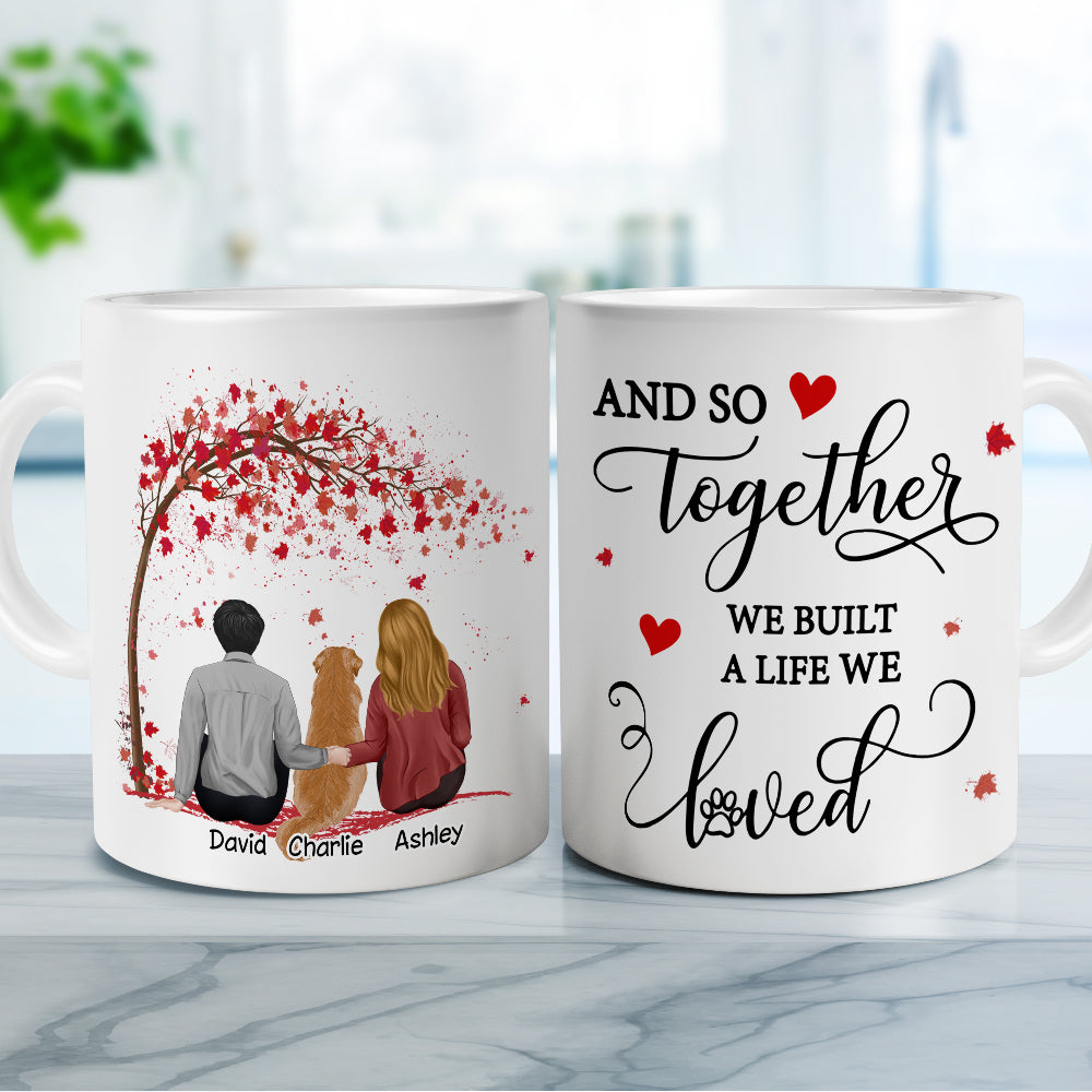 Custom Christmas Birthday Gifts For Dog Lovers • Together We Built - Personalized Coffee Mug