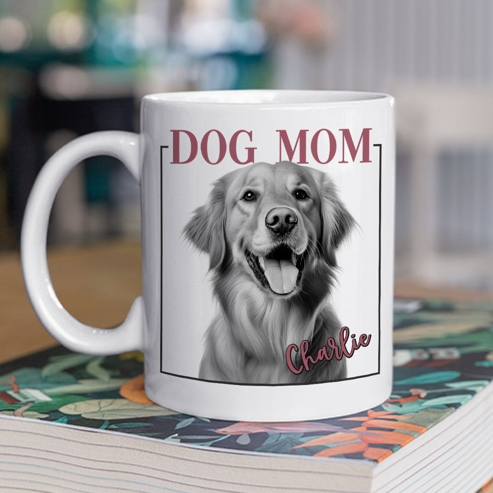 Custom Photo Christmas Birthday Gifts For Dog Lovers • Lets Journey Together - Personalized Coffee Mug