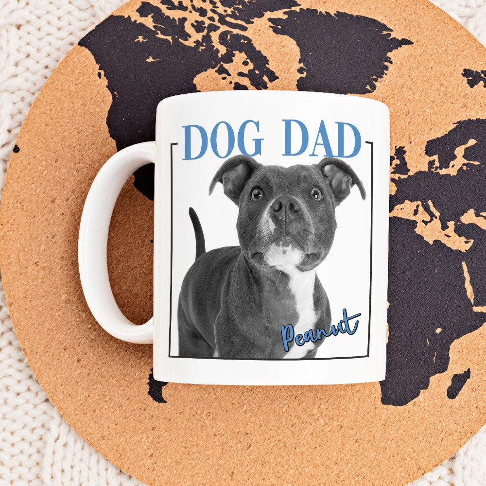 Custom Photo Christmas Birthday Gifts For Dog Lovers • Lets Journey Together - Personalized Coffee Mug
