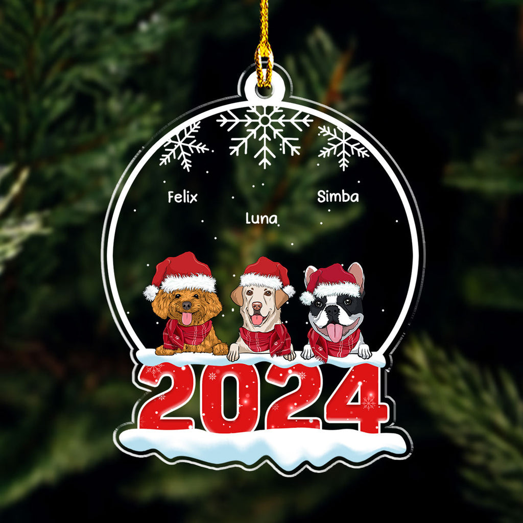 Pet Snow Globe - Personalized Acrylic Ornament