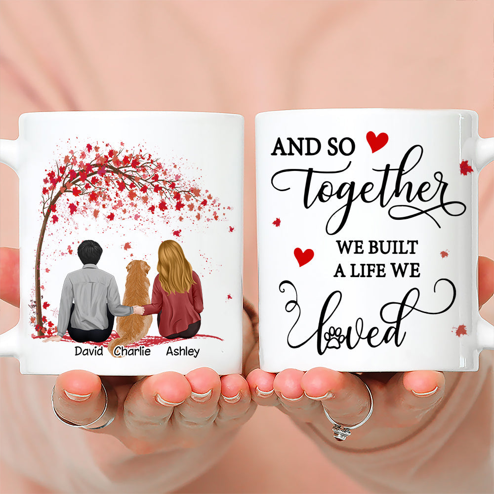 Custom Christmas Birthday Gifts For Dog Lovers • Together We Built - Personalized Coffee Mug