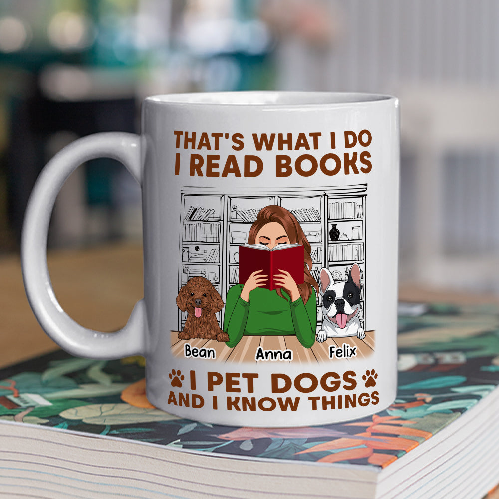 Custom Christmas Birthday Gifts For Dog Lovers • What I Do - Personalized Coffee Mug