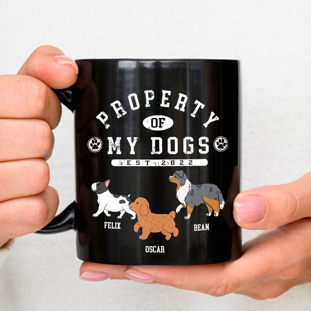 Custom Christmas Birthday Gifts For Dog Lovers • Dog Property - Personalized Coffee Mug
