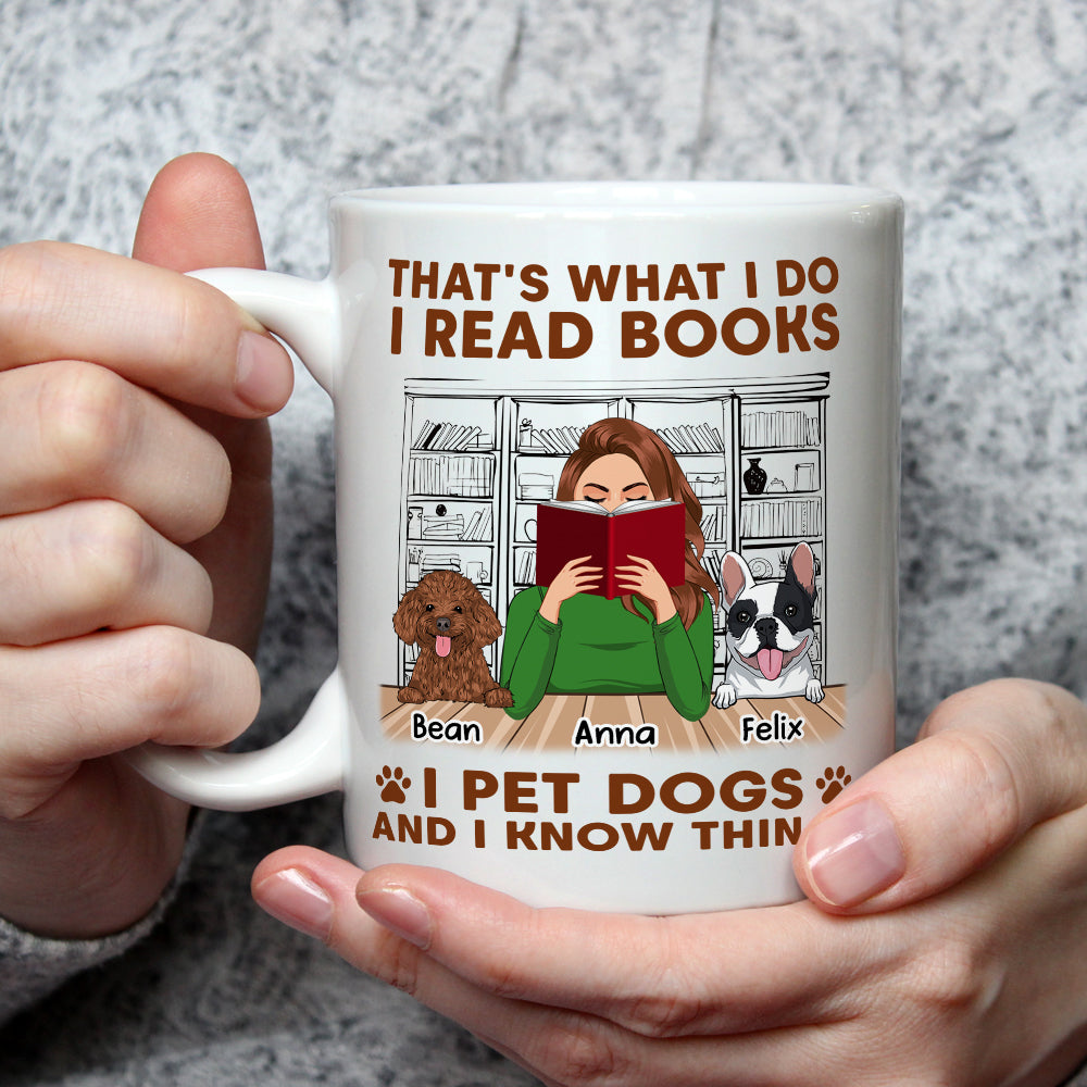 Custom Christmas Birthday Gifts For Dog Lovers • What I Do - Personalized Coffee Mug