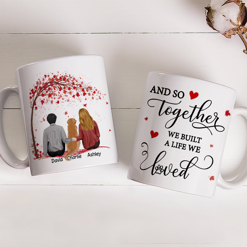 Custom Christmas Birthday Gifts For Dog Lovers • Together We Built - Personalized Coffee Mug
