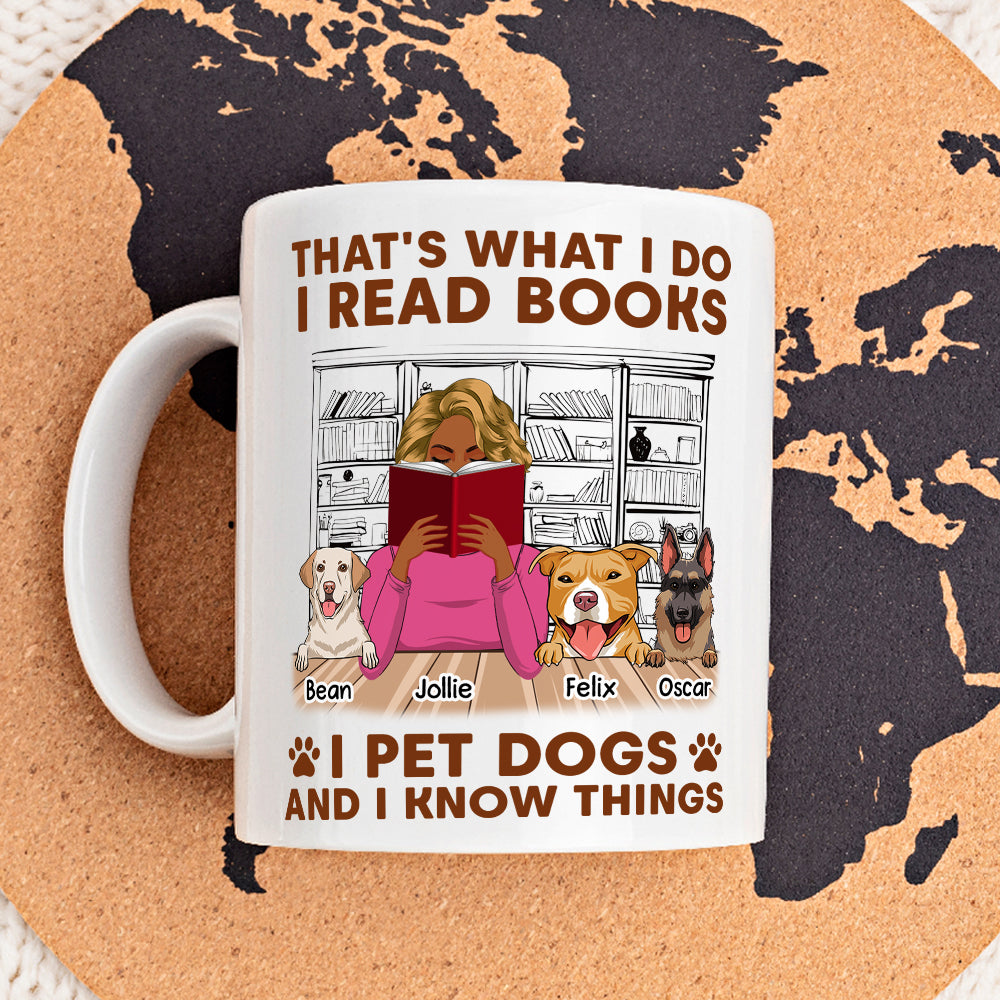 Custom Christmas Birthday Gifts For Dog Lovers • What I Do - Personalized Coffee Mug