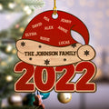 Family Together - Personalized 1-layered Wood Ornament