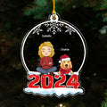 Crystal Snow Globe - Personalized Acrylic Ornament
