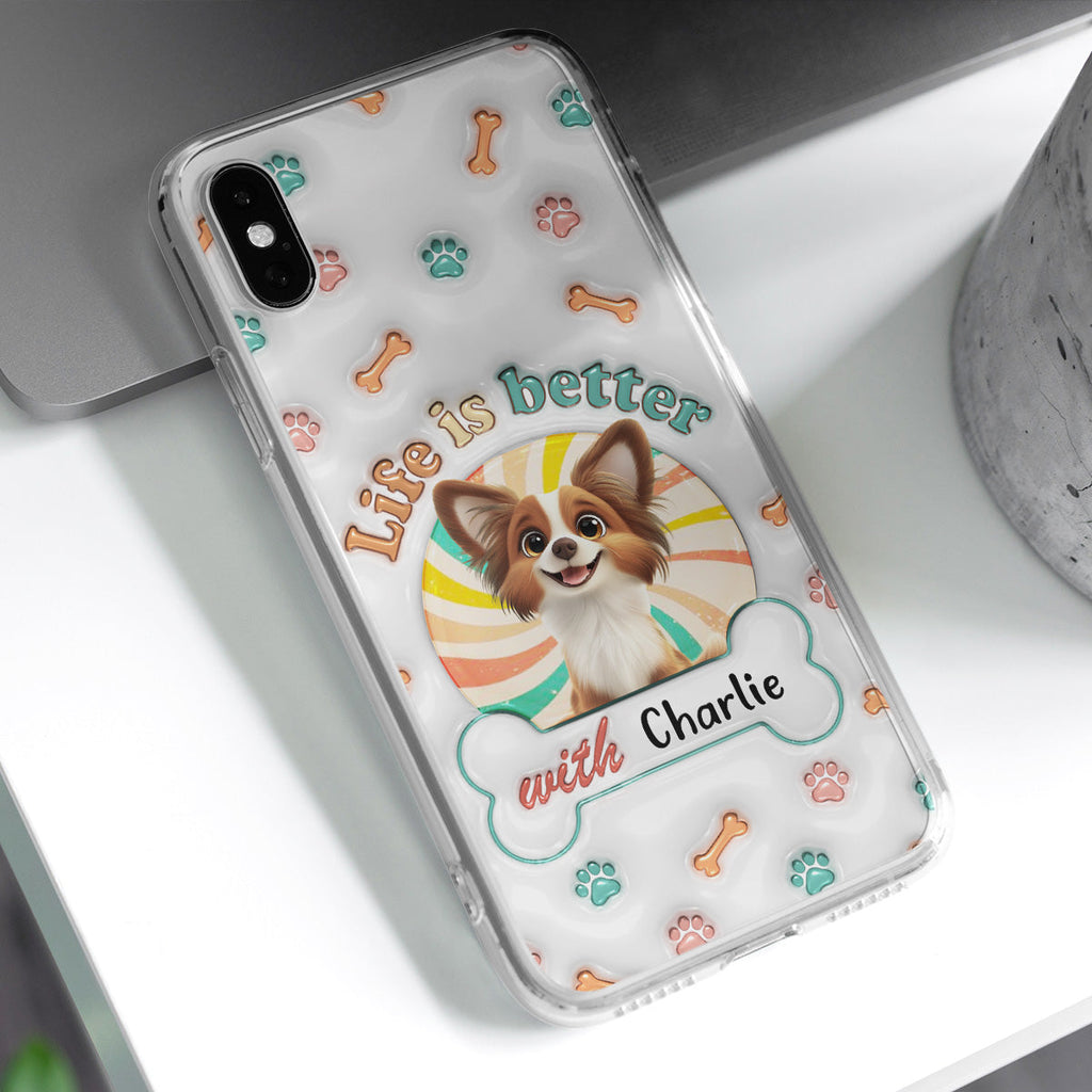 Property Of My Mom - Personalized 3D Inflated Effect Phone Case