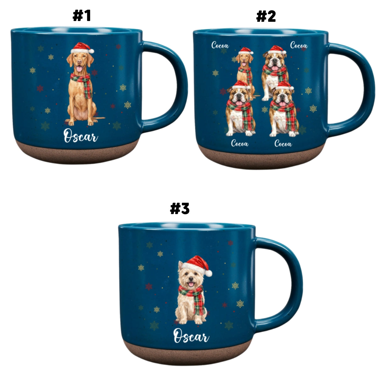 Merry Paws - Personalized Pottery Mug