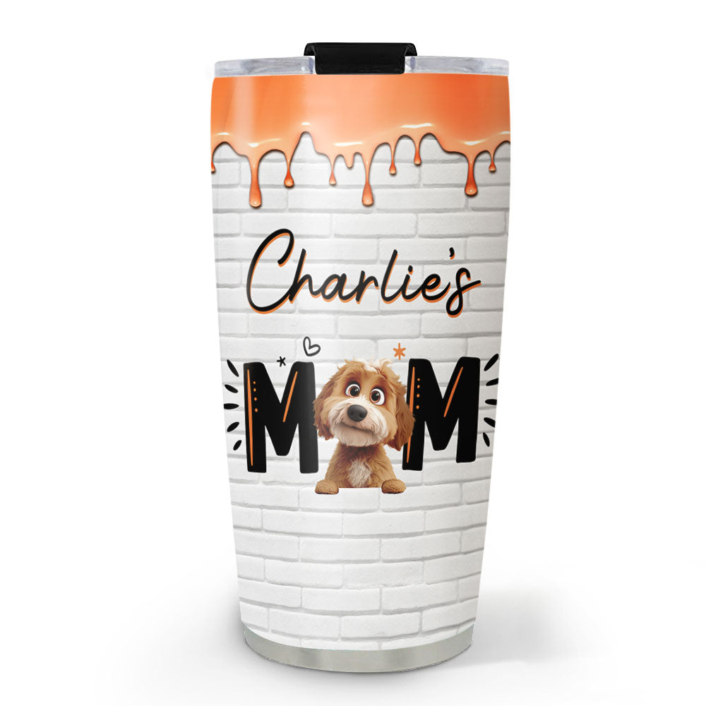 Custom Christmas Birthday Gifts For Dog Mom, Dog Lovers • Paw Mom - Personalized Tumbler