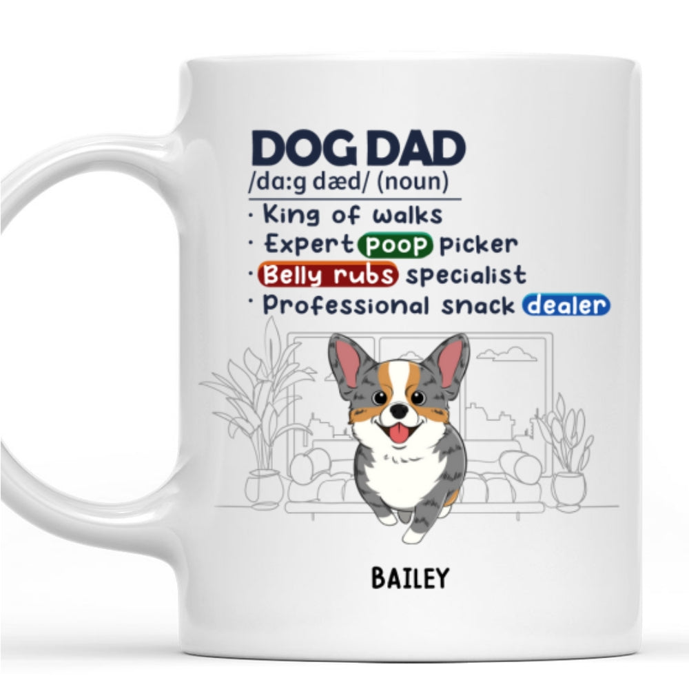 Custom Christmas Birthday Gifts For Dog Lovers • Dog King Queen Of Walks - Personalized Coffee Mug