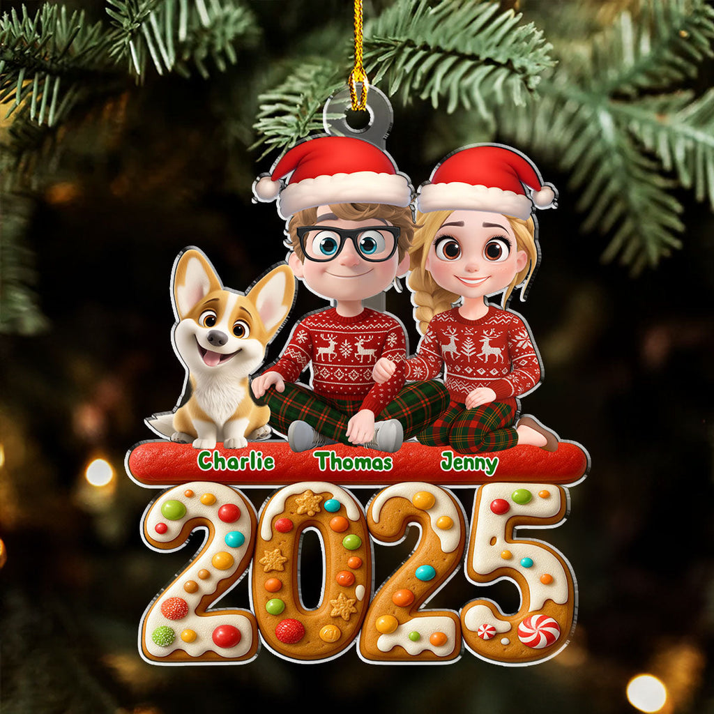 Custom Christmas Decor Home Birthday Gifts For Dog Lovers • We And Our Dog Version 3 - Personalized Acrylic Ornament