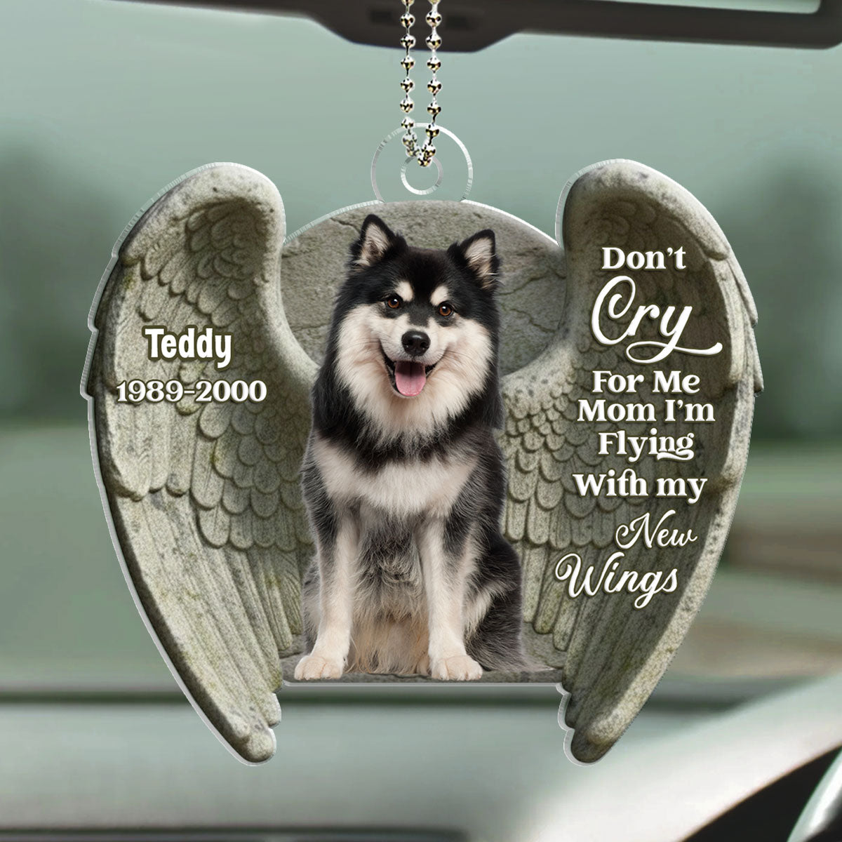Do Not Cry For Me - Personalized Car Ornament