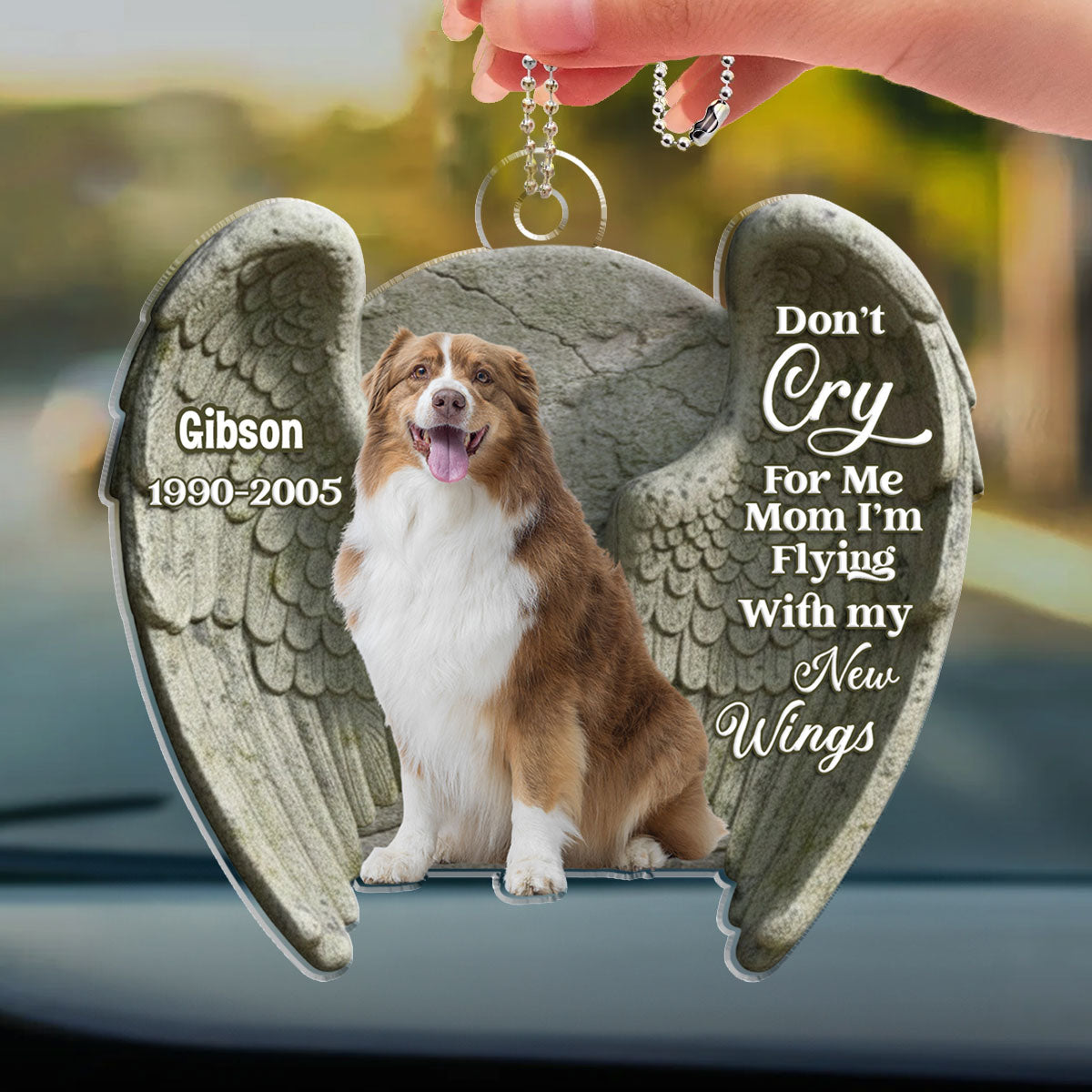 Do Not Cry For Me - Personalized Car Ornament