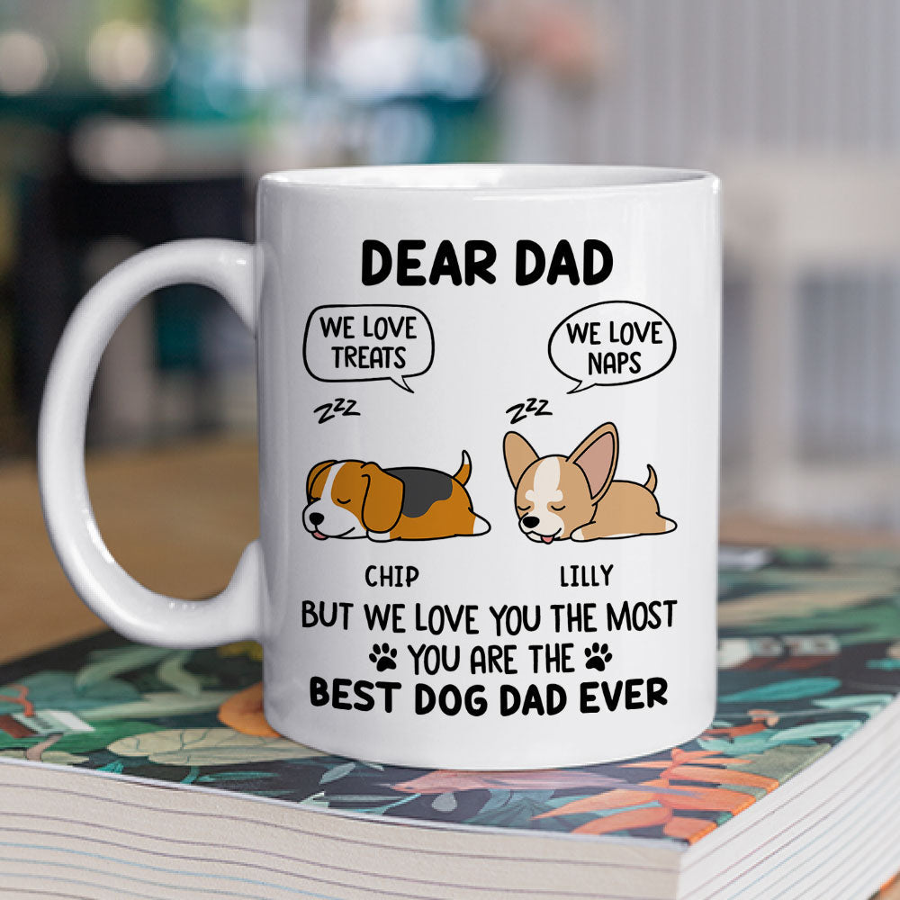 Custom Christmas Birthday Gifts For Dog Lovers • You Are The Best To Me - Personalized Coffee Mug