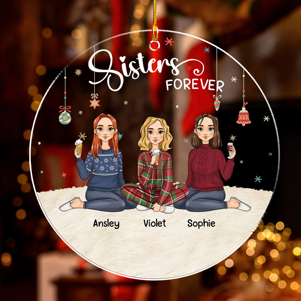 Soul Sisters - Personalized Acrylic Ornament