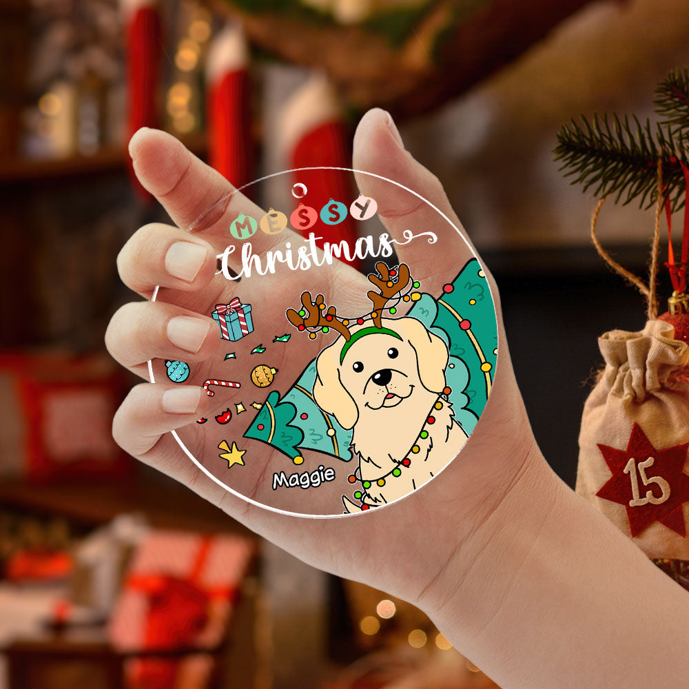 Messy Holiday - Personalized Acrylic Ornament