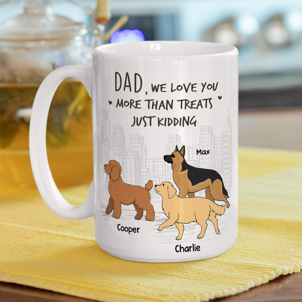 Custom Photo Christmas Birthday Gifts For Dog Lovers • More Than Treats - Personalized Coffee Mug