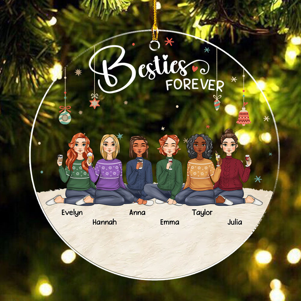 Soul Sisters - Personalized Acrylic Ornament