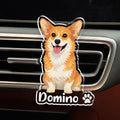 Here Is The Dog - Personalized Car Vent Clip
